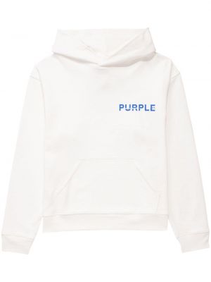 Hoodie aus baumwoll mit print Purple Brand