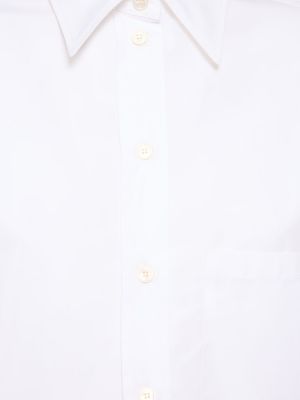 Bavlnená priliehavá košeľa Stella Mccartney biela
