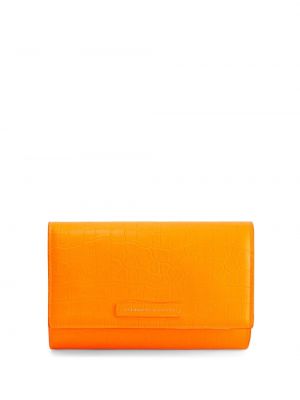 Listová kabelka Giuseppe Zanotti oranžová