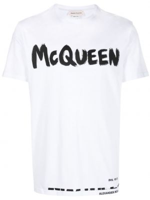 T-shirt mit print Alexander Mcqueen