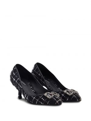 Calzado con apliques Dolce & Gabbana negro