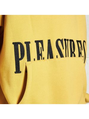 Sudadera con capucha Pleasures amarillo
