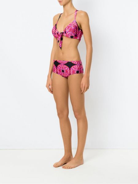 Bikini mit print Amir Slama pink