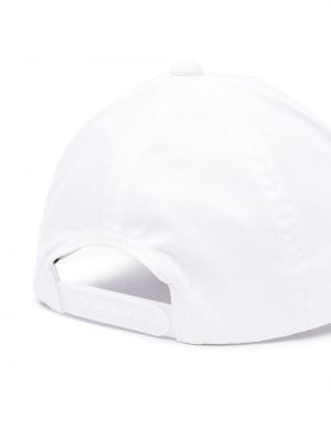 Gorra con bordado Armani Exchange blanco