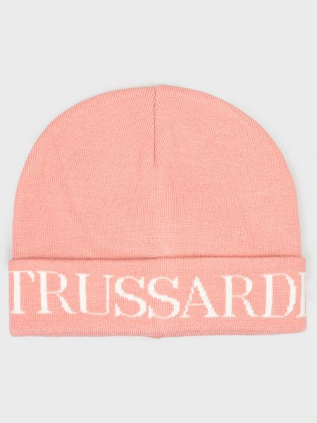 Розовая шапка Trussardi