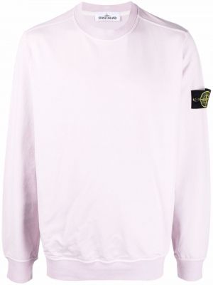 Rund hals sweatshirt Stone Island lilla