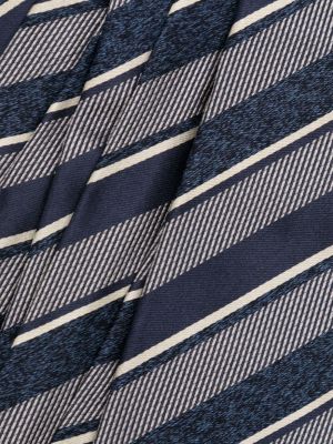 Pruhovaná hedvábná kravata Kiton