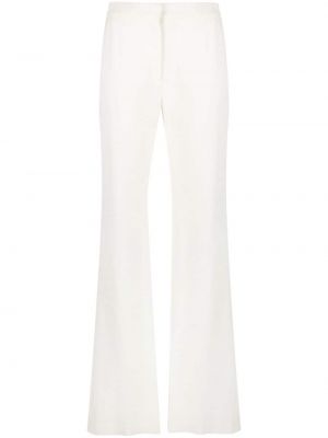Pantalon droit Moschino blanc