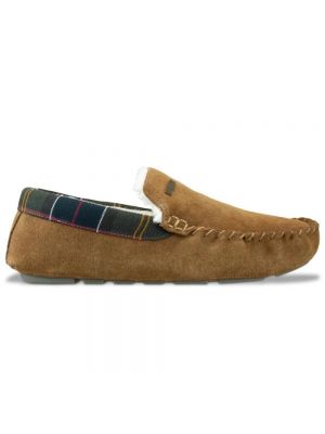 Brązowe loafers Barbour