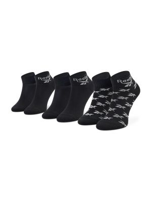 Calcetines deportivos de cintura alta Reebok negro