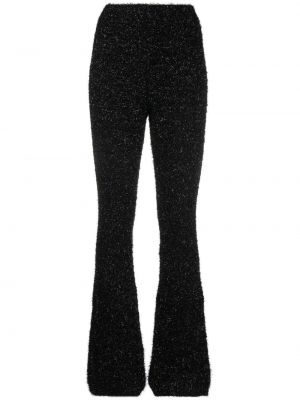 Pletené kalhoty Marco Rambaldi černé