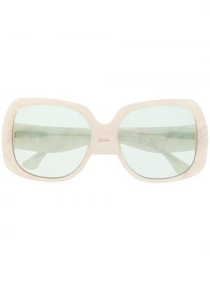 Gafas de sol oversized George Keburia blanco