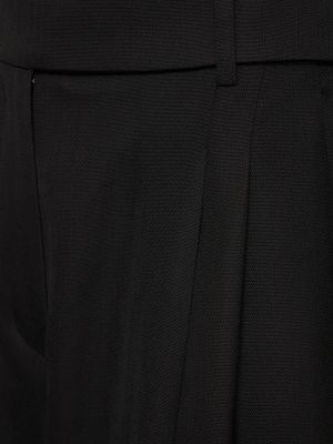 Oblek s vysokým pasem relaxed fit Alexandre Vauthier černý