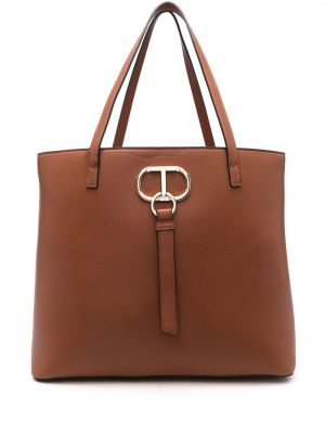 Shoppingbag Twinset brun