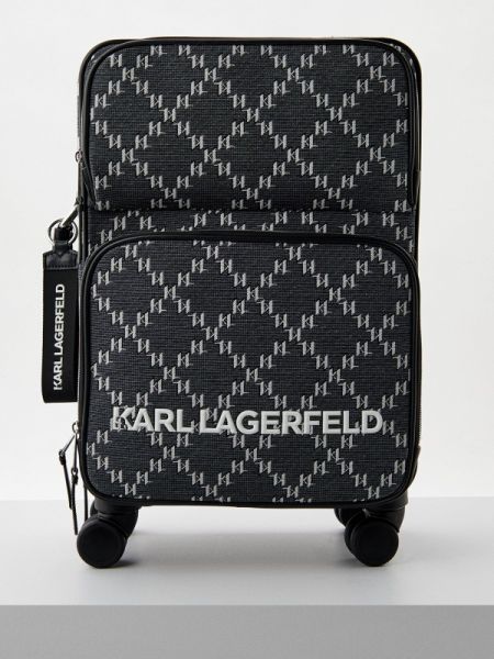 Чемодан Karl Lagerfeld серый