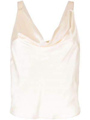 Копринена блуза Cynthia Rowley бяло