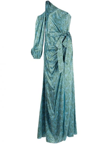 Sukienka asymetryczna Cinq A Sept, niebieski