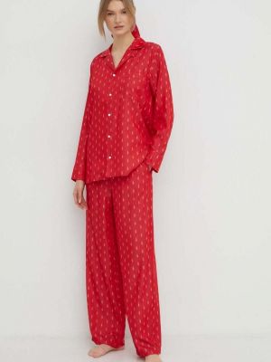 Piżama Polo Ralph Lauren czerwona