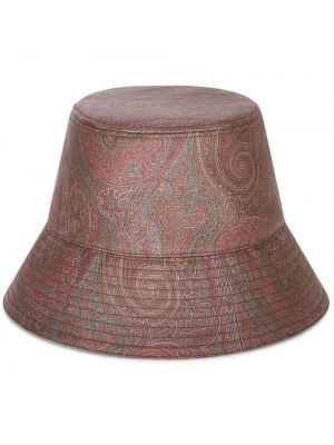 Raštuotas kepurė su paisley raštu Etro raudona