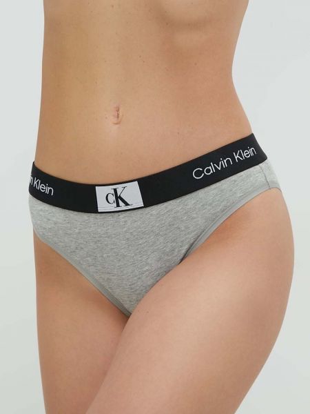 Szare slipy Calvin Klein Underwear