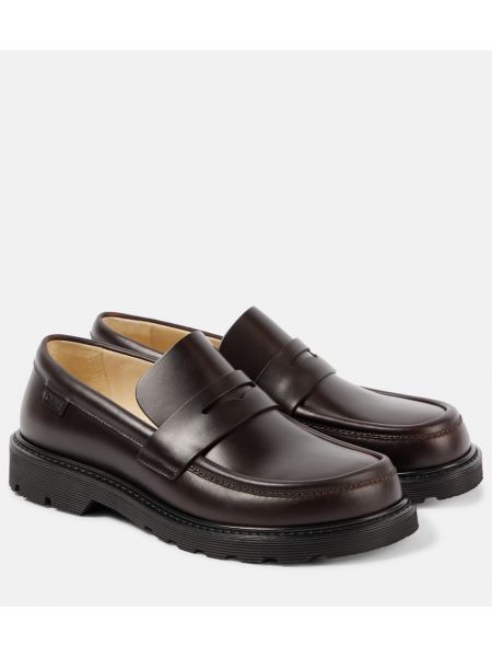 Loafers i läder Loewe brun