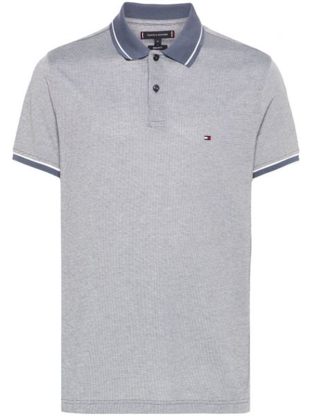 Poloshirt med broderier Tommy Hilfiger blå