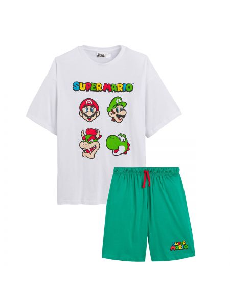 Pijama Super Mario blanco