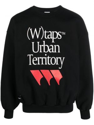 Raštuotas džemperis Wtaps juoda