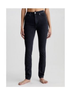 Pantalon skinny Calvin Klein Jeans noir