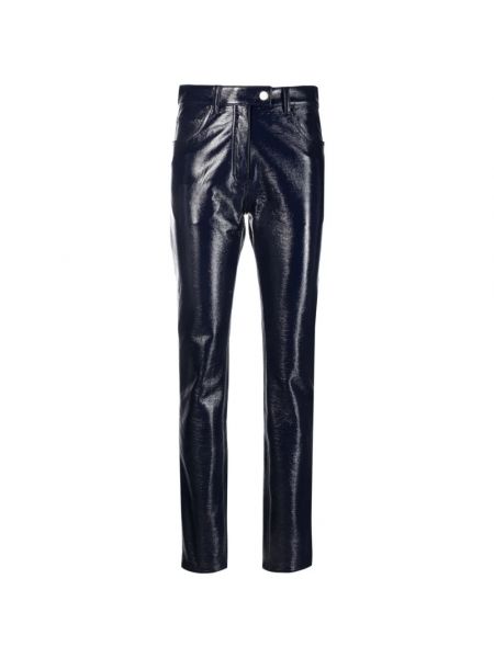 Skinny jeans Courreges schwarz