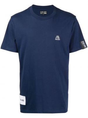 Памучна тениска с принт Izzue синьо