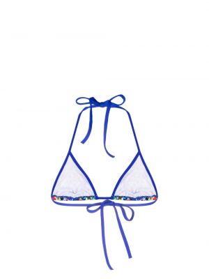 Bikini z nadrukiem Dsquared2 niebieski
