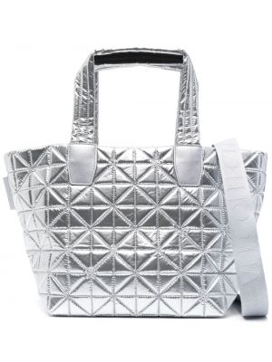 Nakupovalna torba Veecollective srebrna