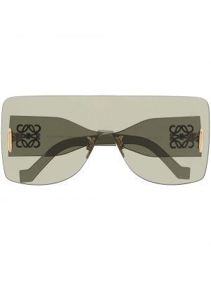 Oversized sluneční brýle Loewe zelené