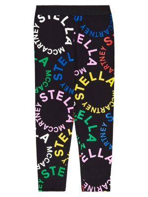 Trykt bomull leggings for jenter Stella Mccartney Kids