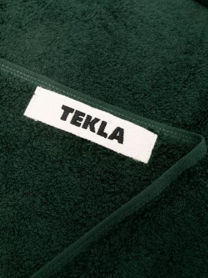 Bademantel aus baumwoll Tekla grün