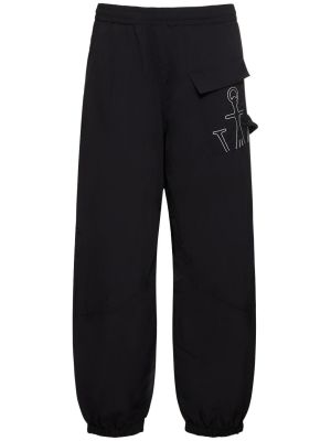 Nylonowe spodnie Jw Anderson czarne
