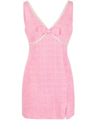 Kleid mit schleife Self-portrait pink