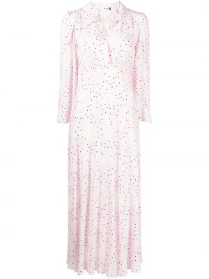Φλοράλ μίντι φόρεμα με σχέδιο Rixo ροζ