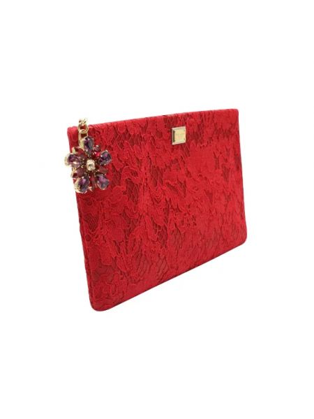 Kopertówka bawełniana Dolce & Gabbana Pre-owned czerwona
