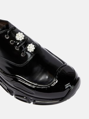 Pantofi brogue din piele Simone Rocha negru