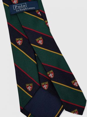 Jedwabny krawat Polo Ralph Lauren zielony
