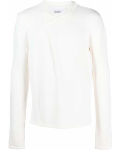 Плетен пуловер Bianca Saunders бяло