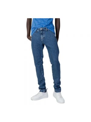Сhinosy Tommy Jeans niebieskie