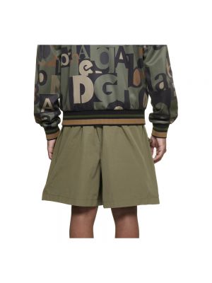 Pantalones cortos de algodón Dolce & Gabbana verde