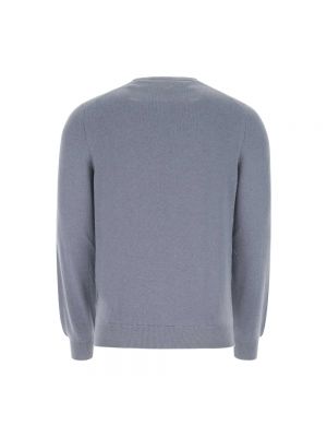 Suéter de cachemir con estampado de cachemira Fedeli azul