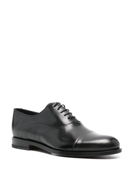 Chaussures oxford en cuir Tagliatore noir