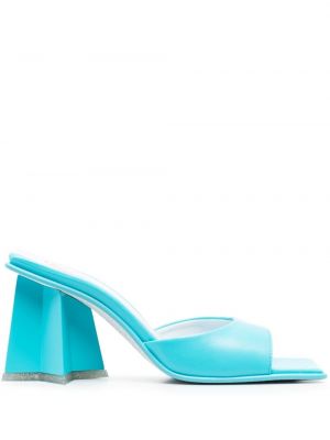 Sandále na podpätku Chiara Ferragni modrá