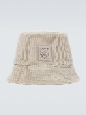 Sombrero de pana de pana Loewe gris