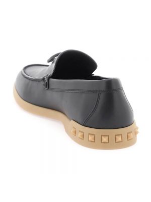 Loafers de cuero Valentino Garavani negro